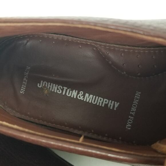 Johnston & Murphy Boots Chukka Ankle Mens 9.5M Copeland‎ Brown Sheepskin Leather main image 10